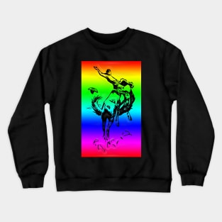 Western Era - Cowboy on Horseback 11 Crewneck Sweatshirt